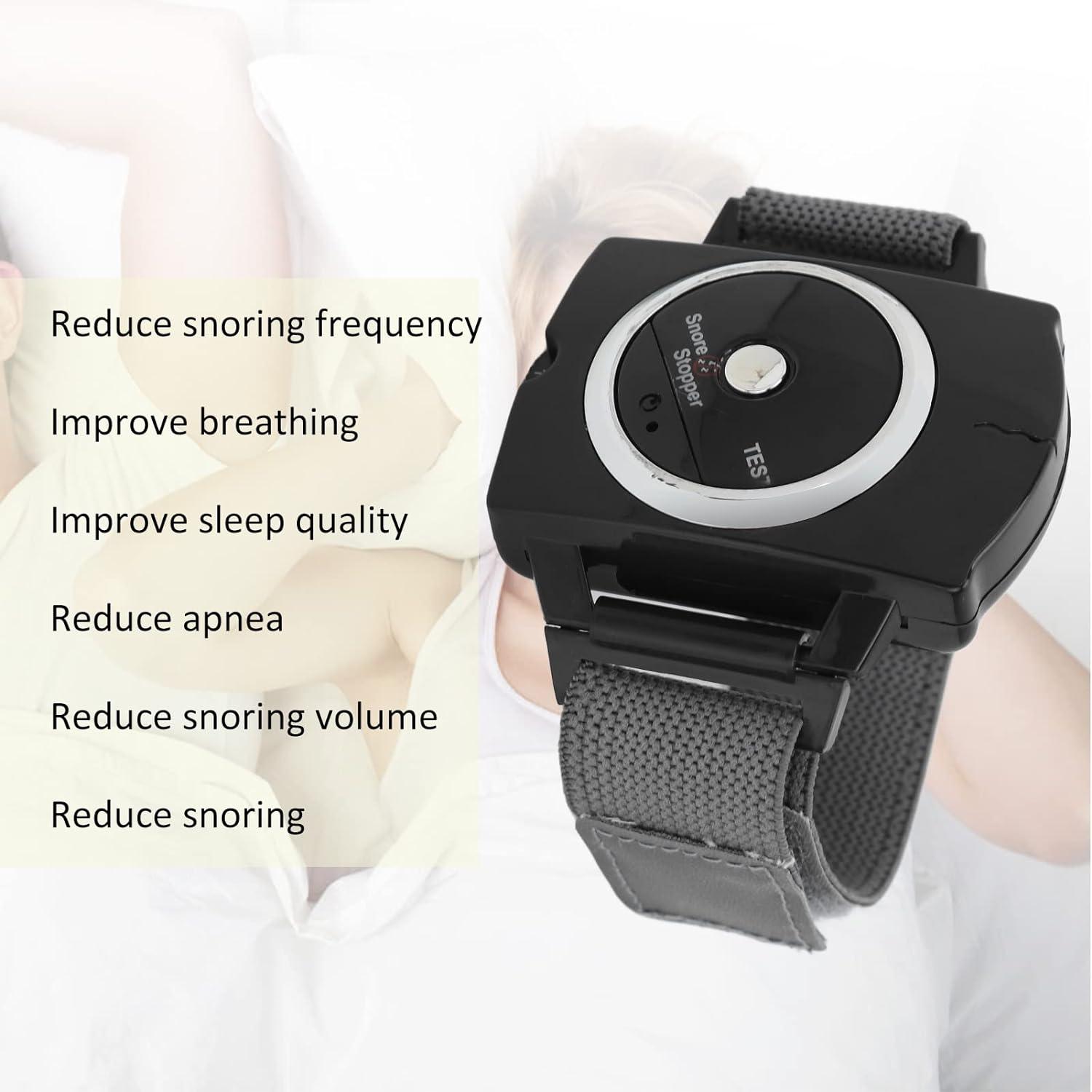 Snoring Wristband Watch Intelligent Snore Bracelet Auto Shut Down