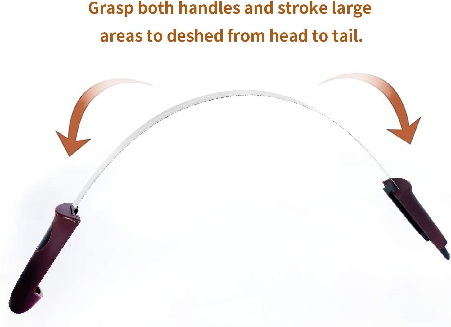 BOTH WINNERS DualSided Shedding Blade with Stainless Steel Blade De