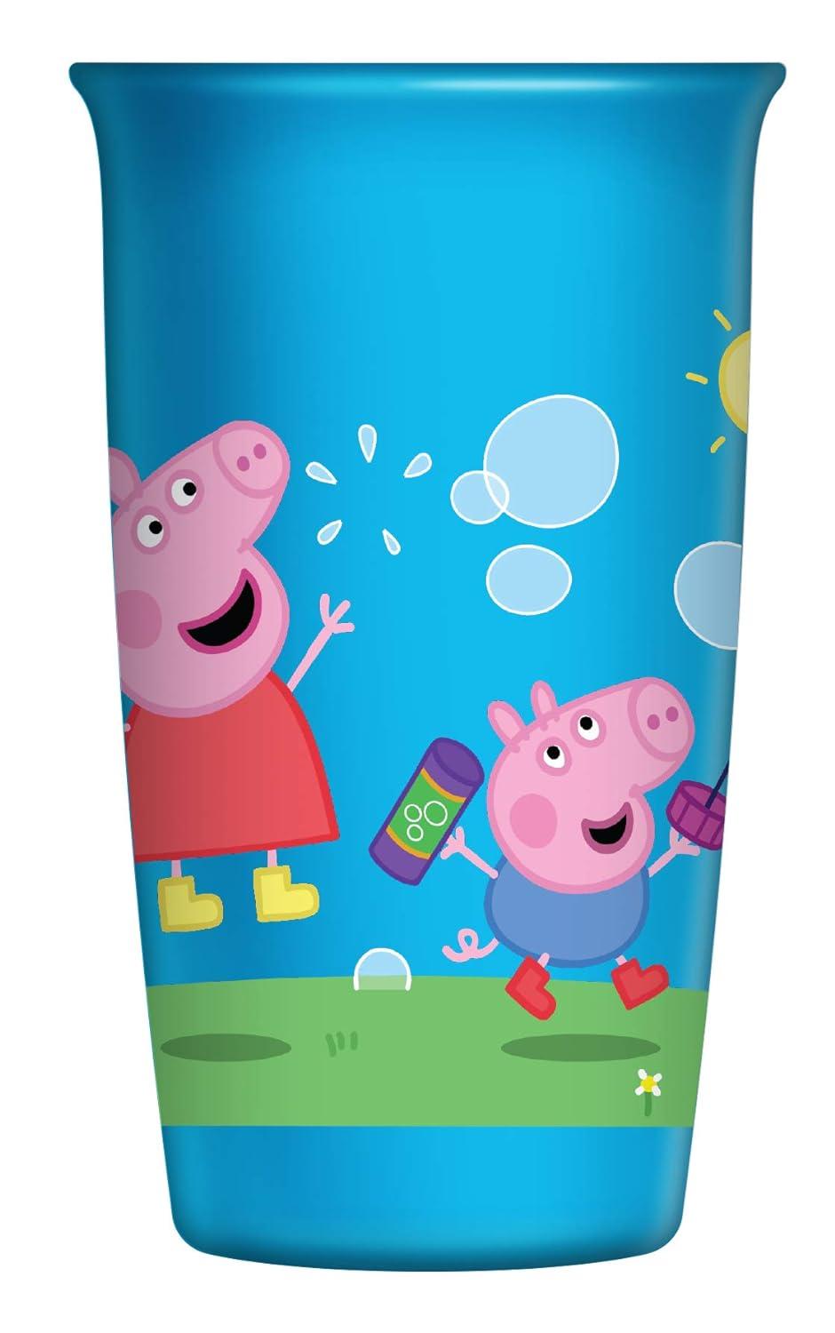 Playtex Sipsters Stage 2 360 Degree Peppa Pig Spill-Proof, Leak-Proof,  Break-Proof Spoutless Cup for…See more Playtex Sipsters Stage 2 360 Degree
