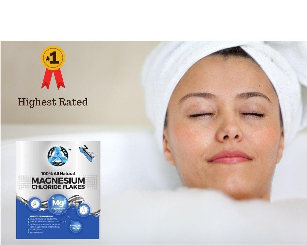 All Natural Magnesium Chloride Flakes Best Pure Zechstein Inside for