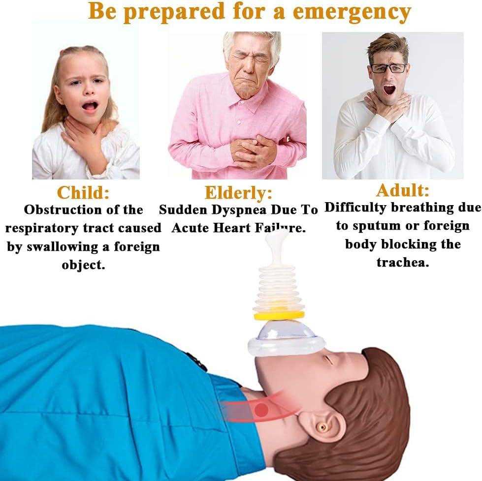 Portable AntiChoking Rescue Device for Adults & Kids First Aid Choking Emergency Training