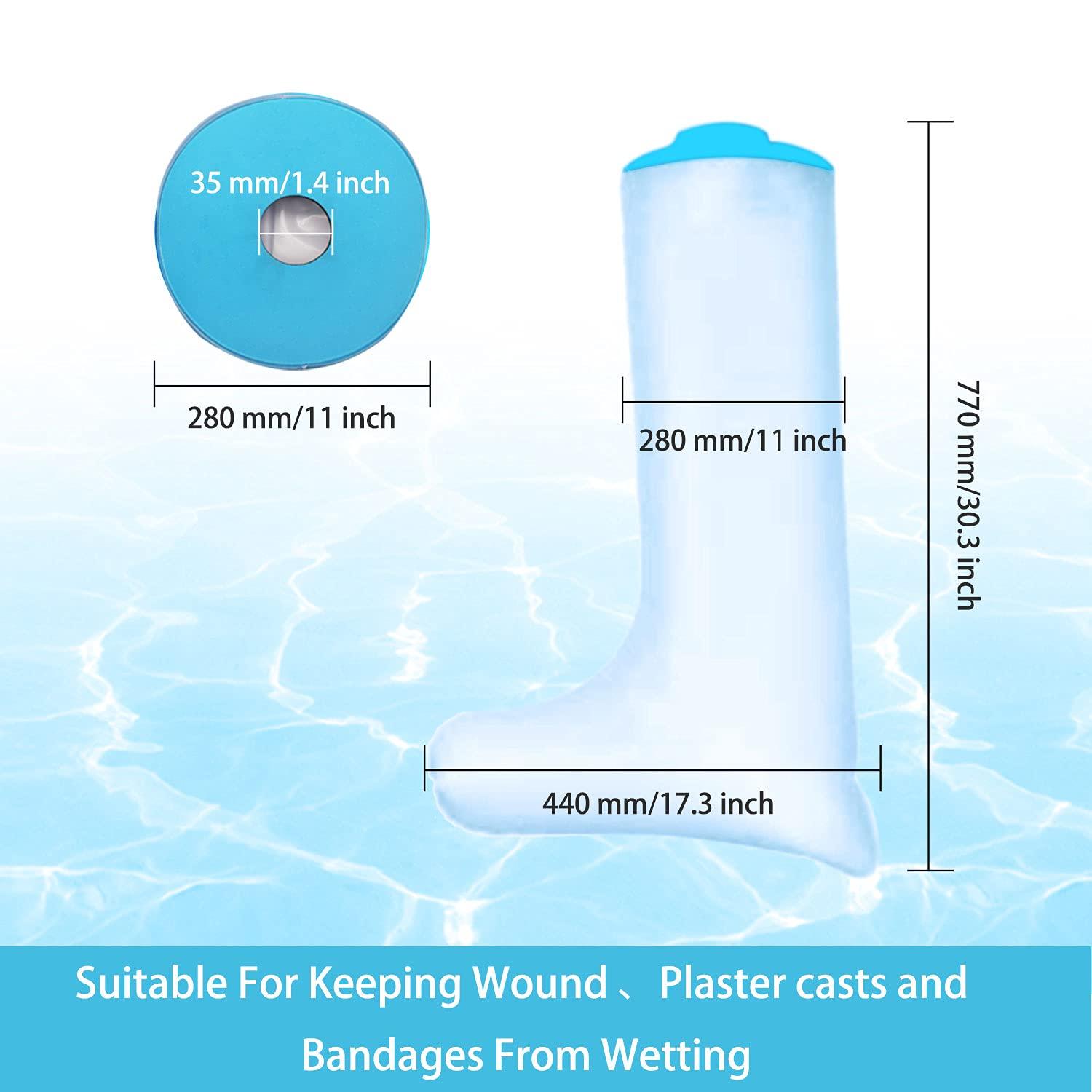 chali Waterproof Cast Cover for Showering Adult Full Leg Waterproof