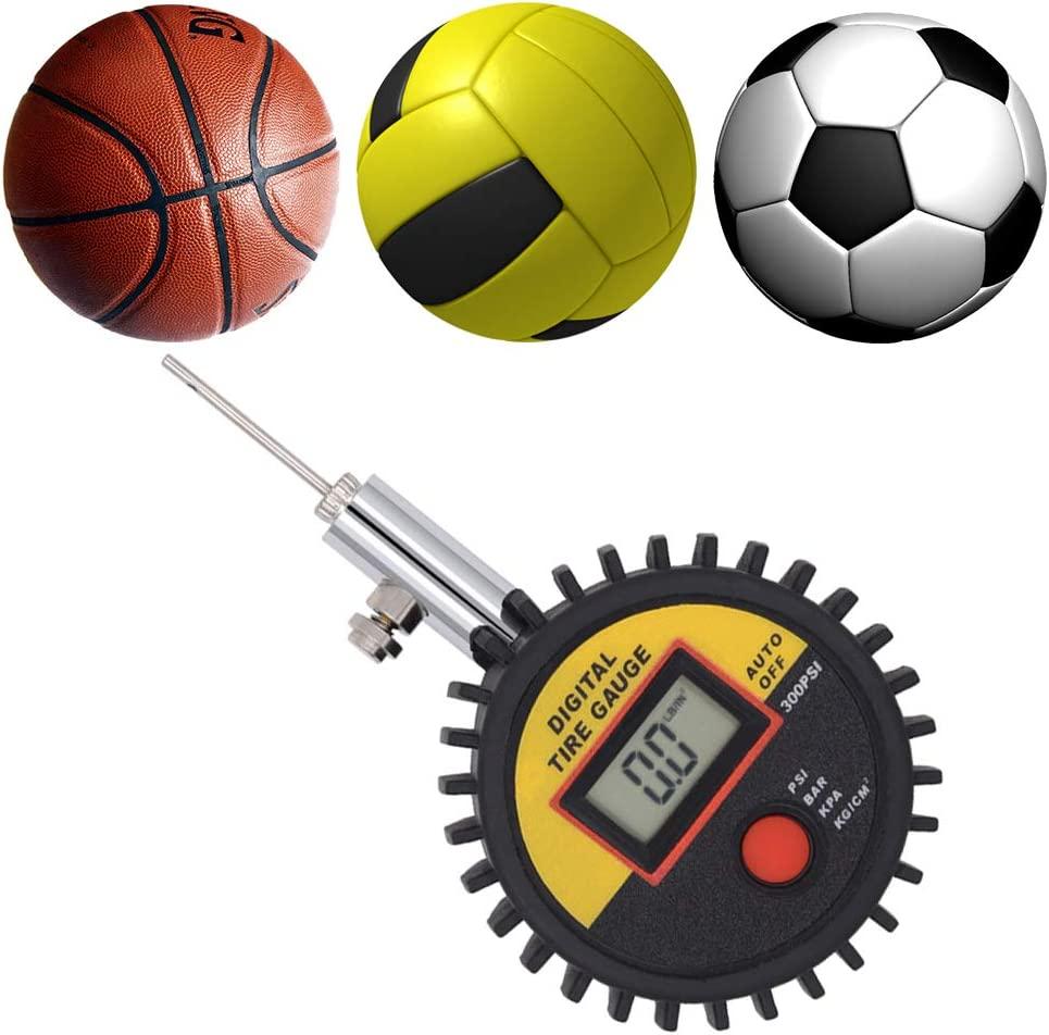 Haploon Digital Ball Pressure Gauge, Pump Pressure Gauge for Basketball