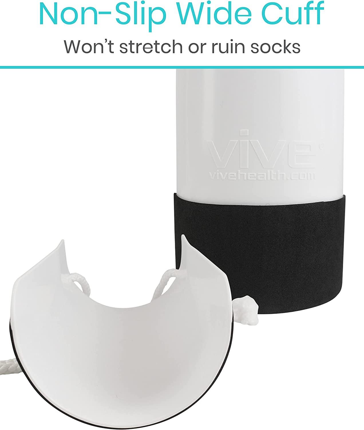 Vive Sock Aid Easy On/Off Stocking Slider for Elderly, Pregnant