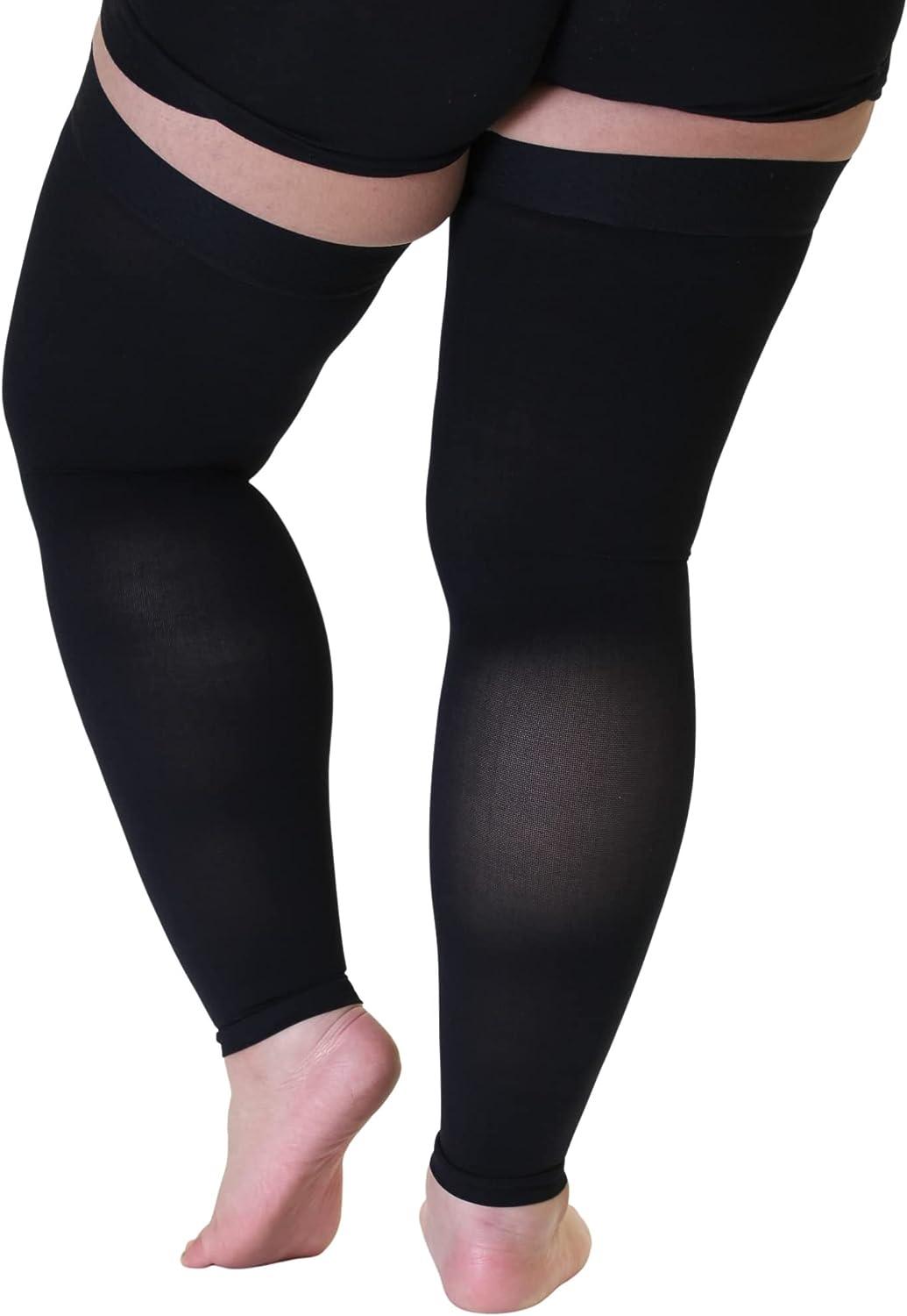 Mojo Compression Socks Women's ThighHigh Leg Sleeves for Chronic
