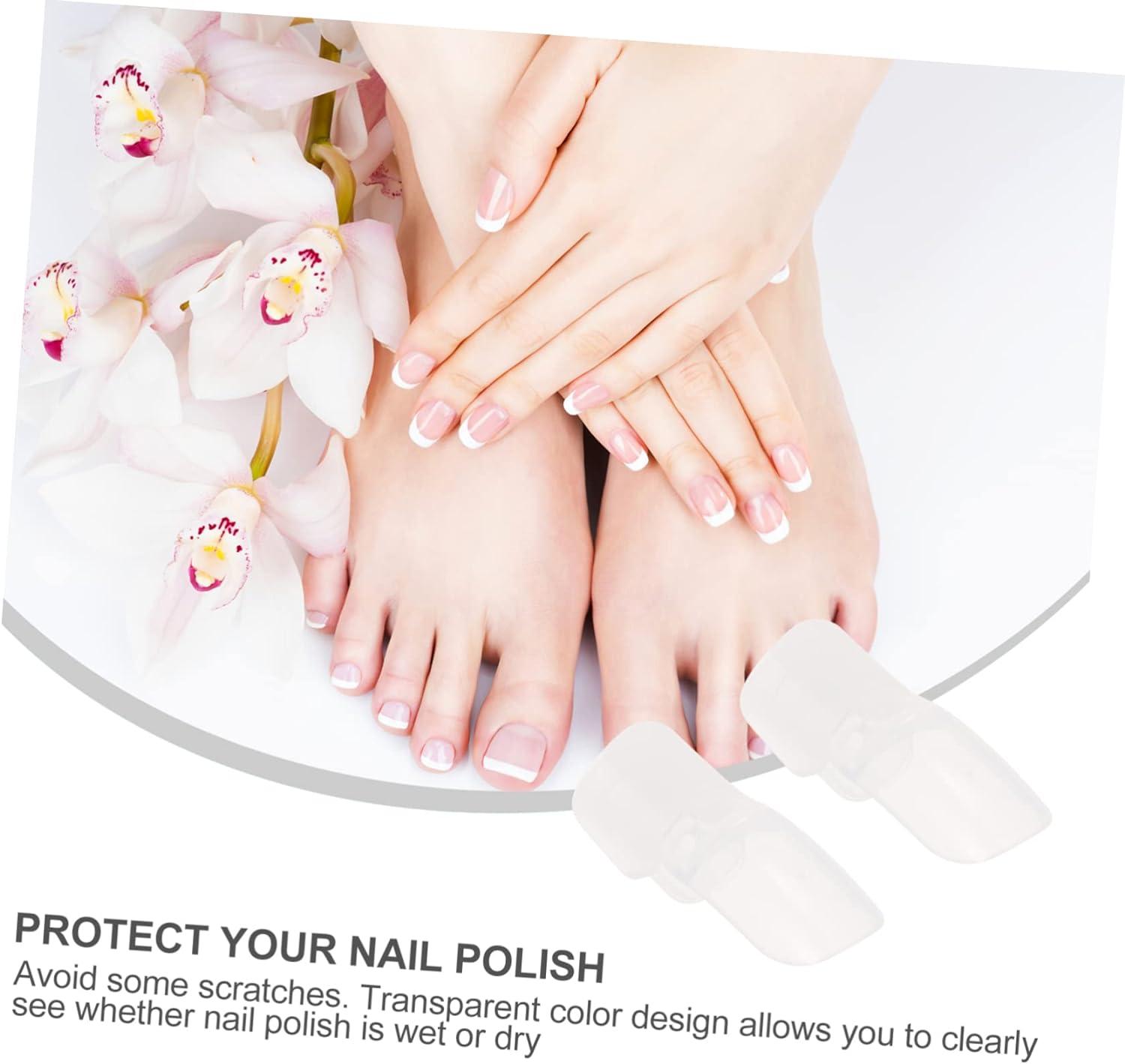 FRCOLOR 40 Pcs Nail Case Soak off Remover Caps Gel Polish