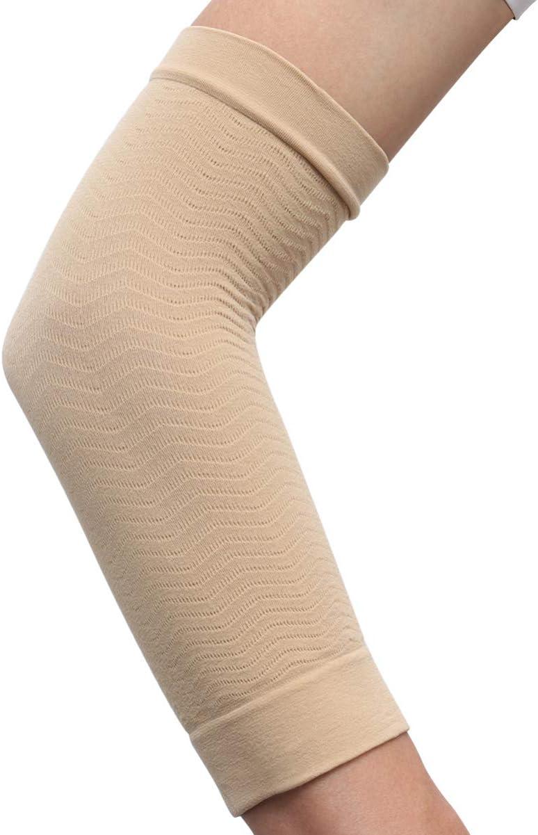 LIOOBO 2 Pairs Lymphedema Arm Sleeve Post Mastectomy Compression Sleeve