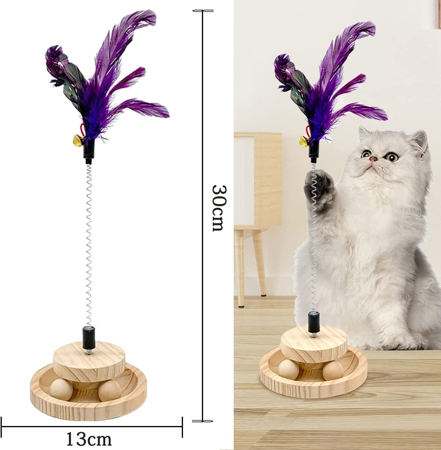 Shop Sunshine Smile Cat Toys Set | Interactive Cat Springs & Treats for ...
