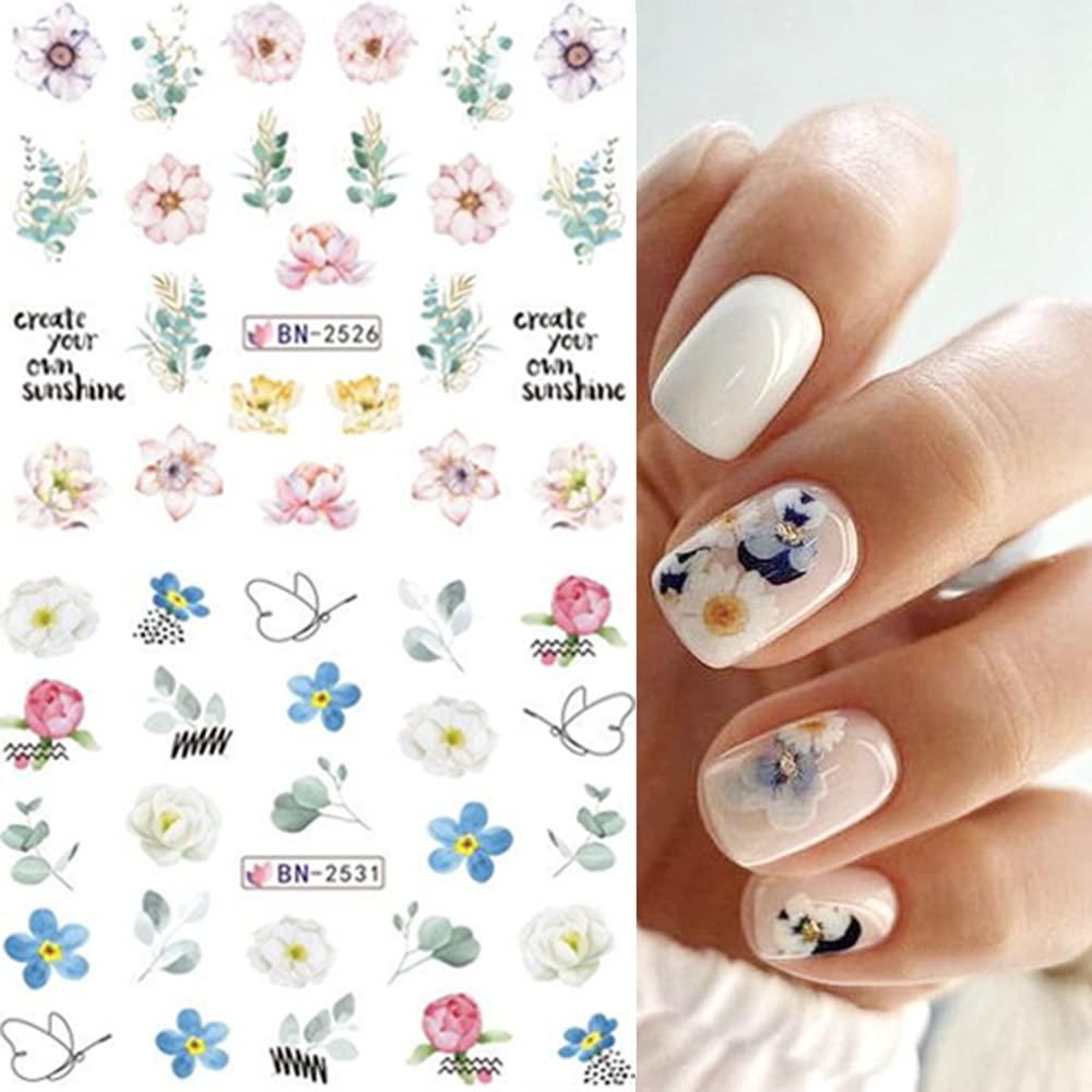 5d Engraved Tulip Nail Art Stickers Perfect Summer Manicure - Temu