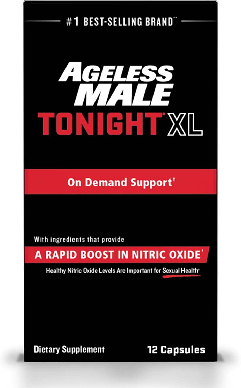 Ageless Male Tonight XL Nitric Oxide Booster Safe & Effective Male
