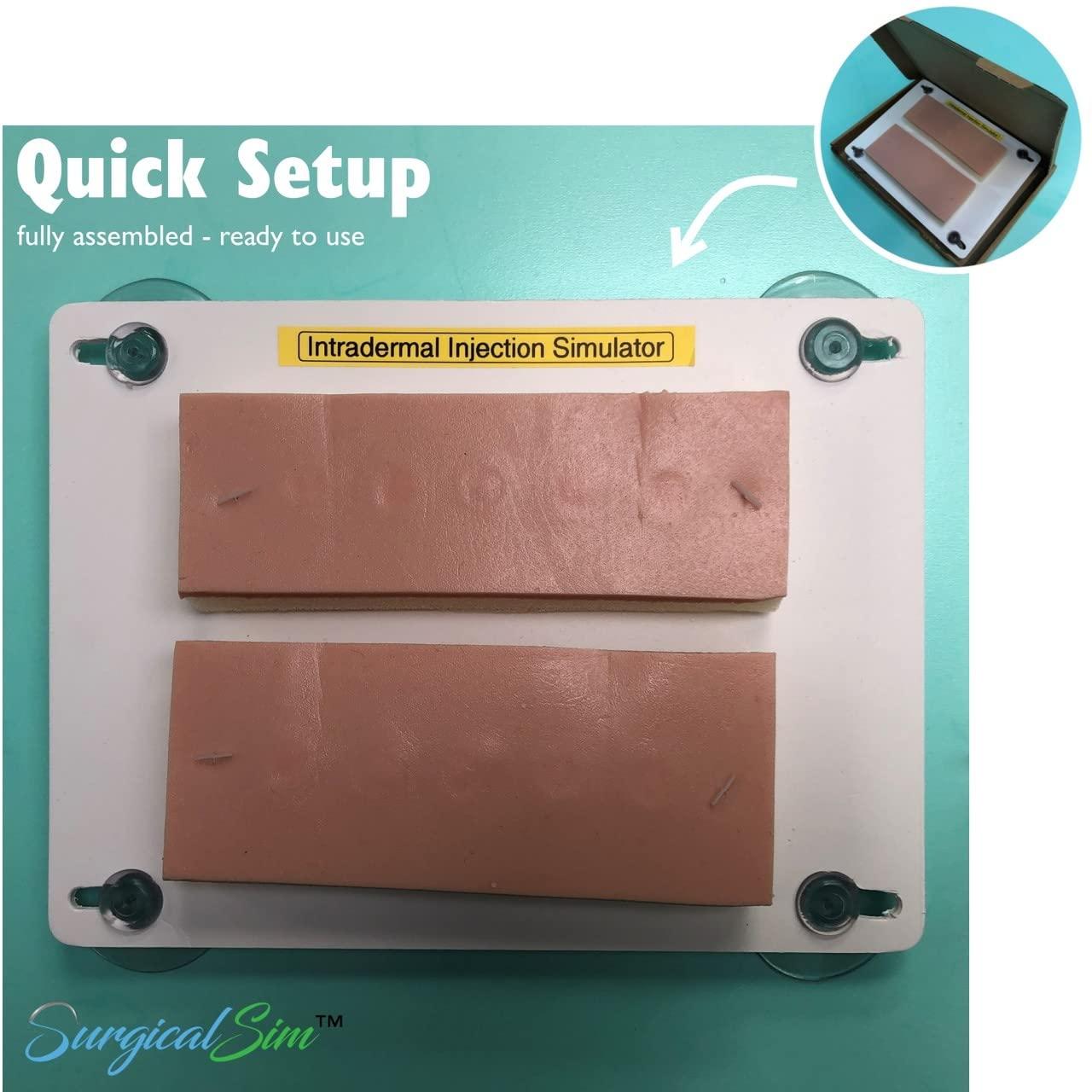 Intradermal Injection Practice Simulator Intramuscular Training IV Pad ...