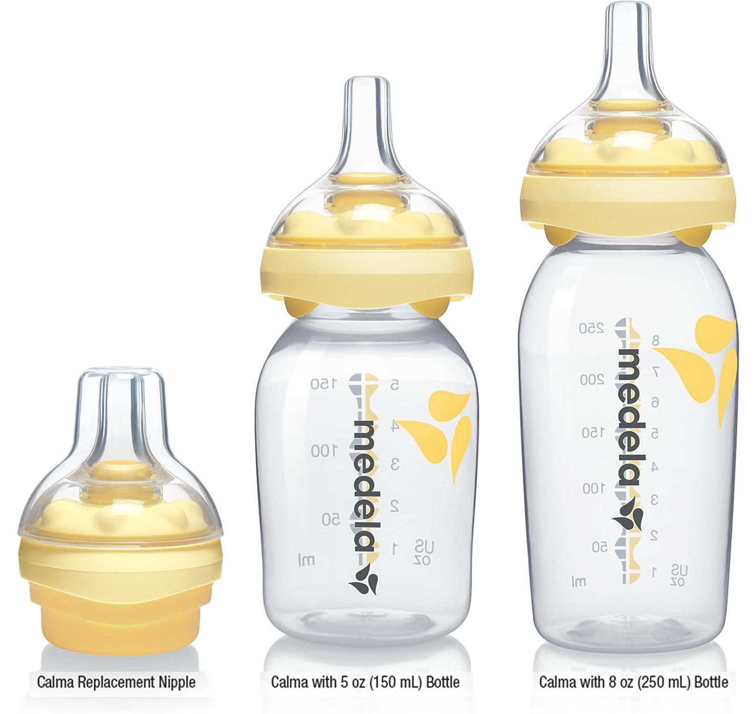 Medela Calma Feeding Set, Includes 2 - 8 Ounce Bottles, Made Without BPA