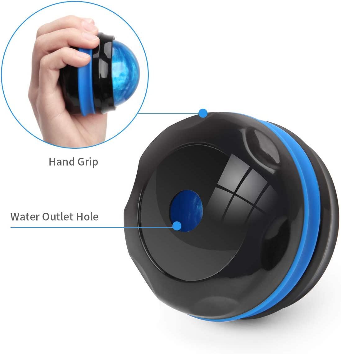 Coolrunner Massage Ball, Manual Roller Massager, 2Pack Handheld Self