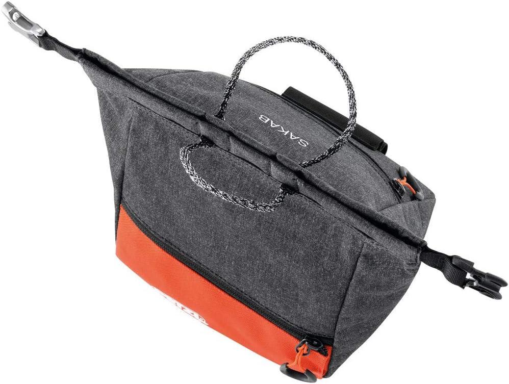 Petzl SAKAB Chalk Bag Large, RollTop Bouldering Chalk Bucket Grey
