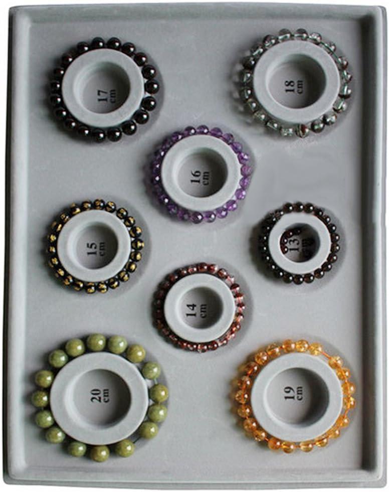 Bracelet Design Board Flocked Bead Board Bracelet Beading Jewelry Organizer  Tray Design DIY Craft Tool (Bracelet Beading Board)