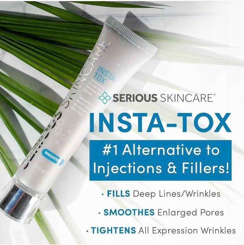 Serious Skincare INSTA-TOX Facial Firming Serum & Reverse Lift Eye