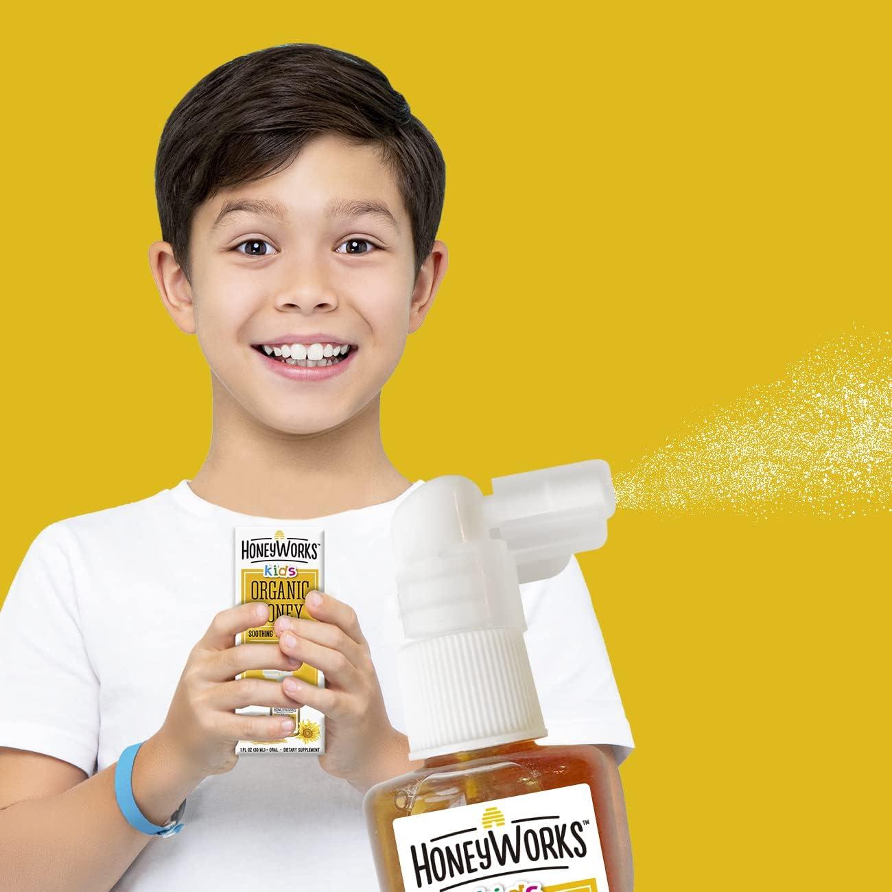 Honey Works Kids Spray 1 Ounce Packaging may vary