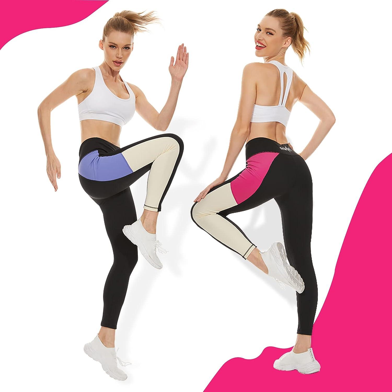 Workout Leggings for Women Sports Waist Yoga Stretch With Pockets Ladies  Pants High Pants Fitness Yoga Pants 