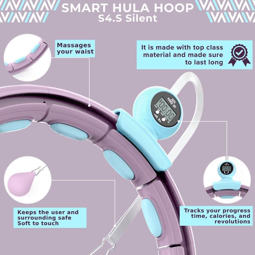 Smart Hula Hoop Pneu Lesté Pour Adultes Et Enfants 24 Sections Amovibles Pneu Fitness Pour