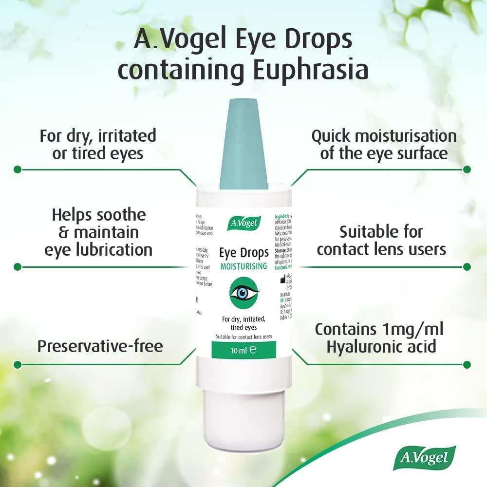 A.Vogel Moisturising Eye Drops 10ml Hydrating Solution for Dry