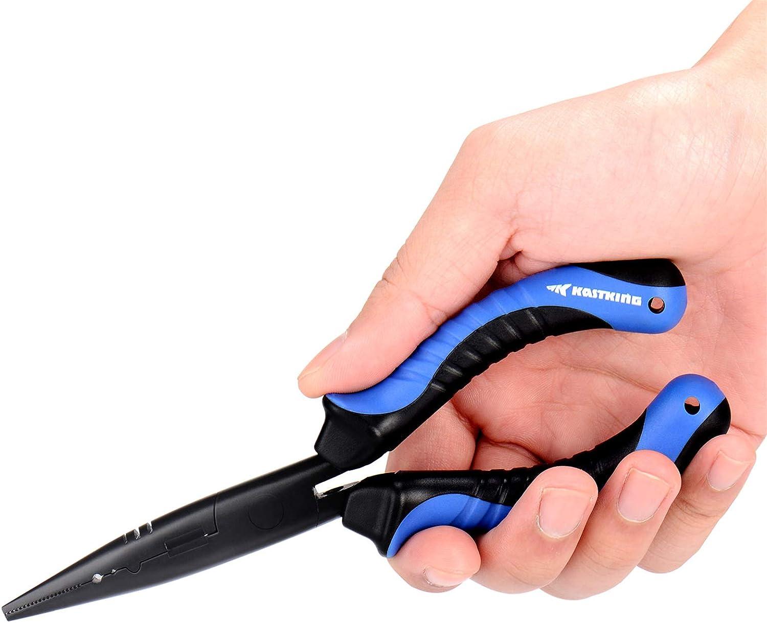 KastKing Intimidator Fishing Pliers, Corrosion Resistant Polymer Coated