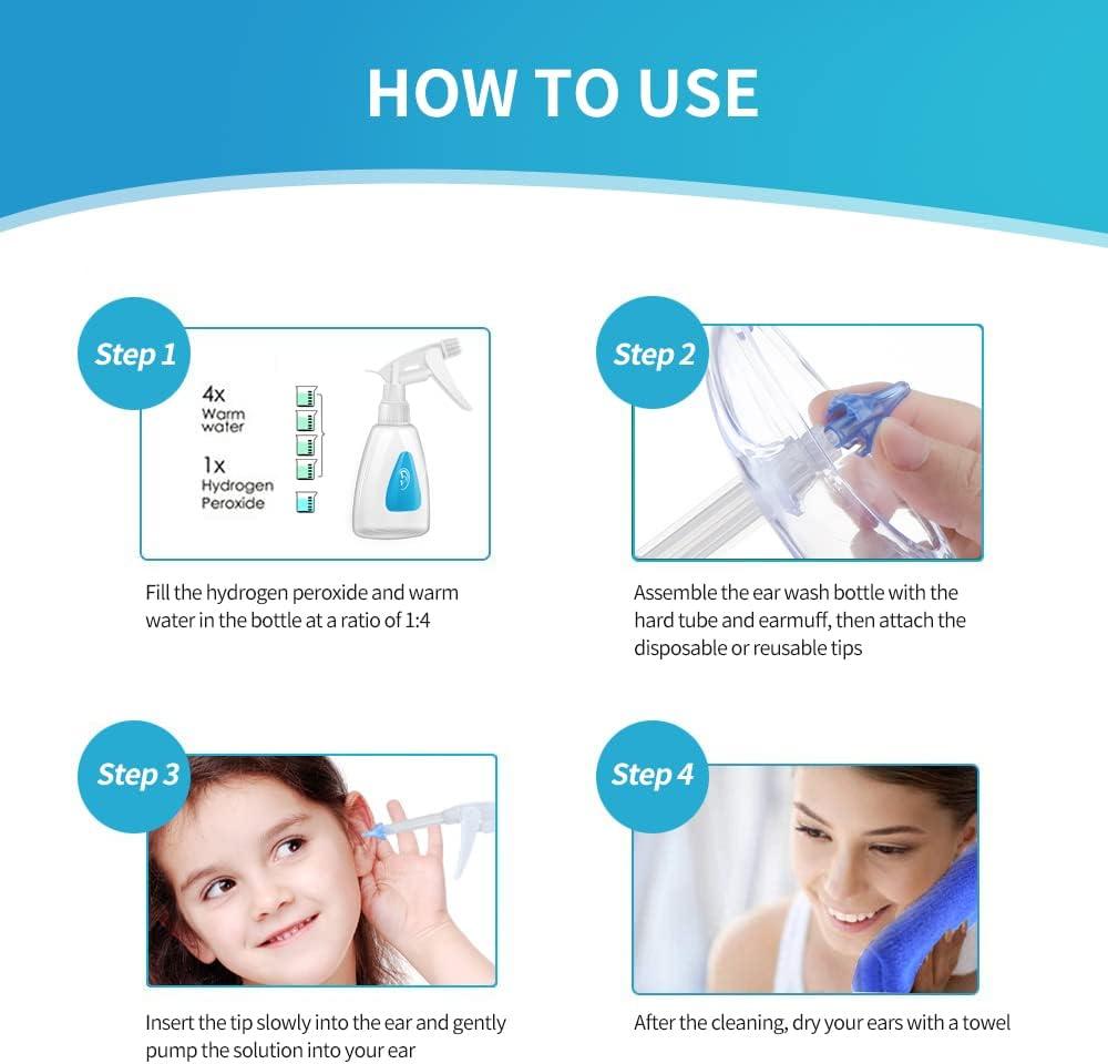 Ear Wax Removal Tool Kit with Earmuff Ear Cleaning Kit for