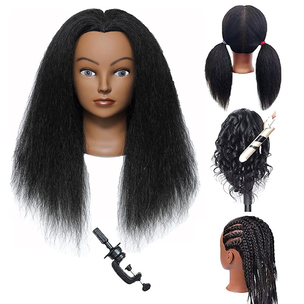 Hairdressing Mannequin Head 100% Real Human Hair for Hairstyles  Hairdressers Curling Practice Training Head with Stand - China Mannequin  Manikin Head and Mannequin Head price