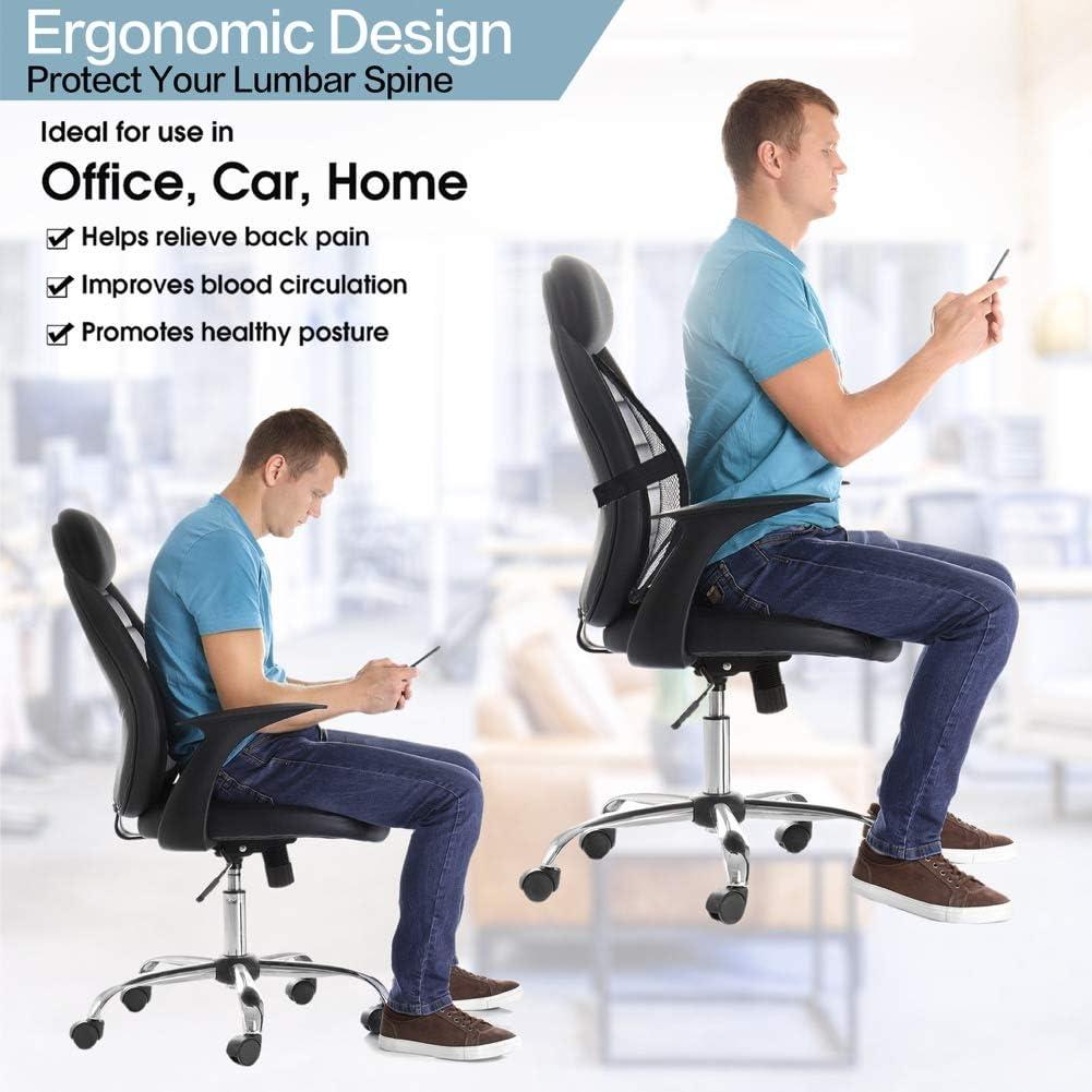 Bangled Lumbar Support, Car Lumbar Support with Double Breathable