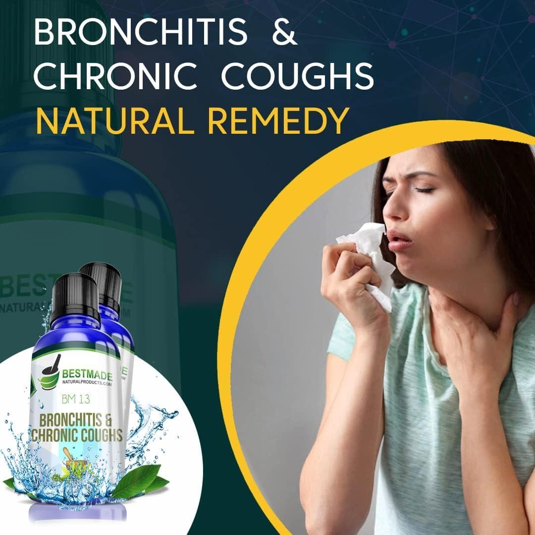 Bronchitis & Chronic Coughs BM13 30mL Supplement for Acute & Chronic Coughs a Natural Remedy to