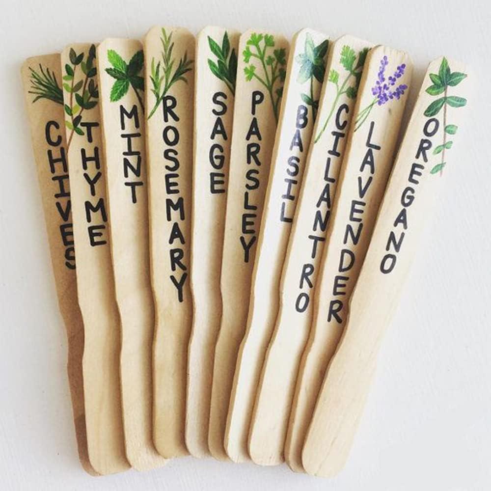 12 inch Wooden Paint Stir Sticks Bulk Pack of 20 Mixing Stick for