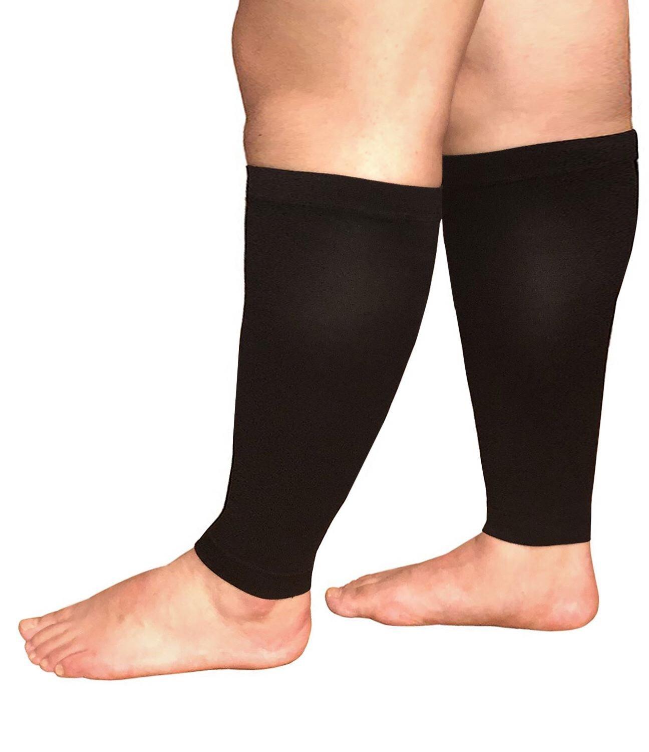 Runee Extra Wide Calf Compression Sleeve Leg Support For Wide Calves
