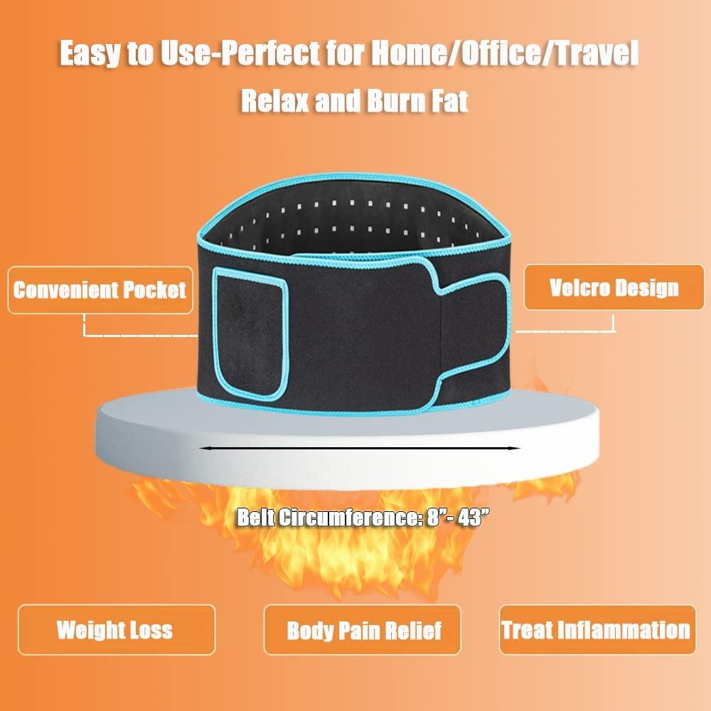 Naviocean Infrared Red Light Therapy Belt for Body Device Wrap, NearInfrared Light Wrap Pad