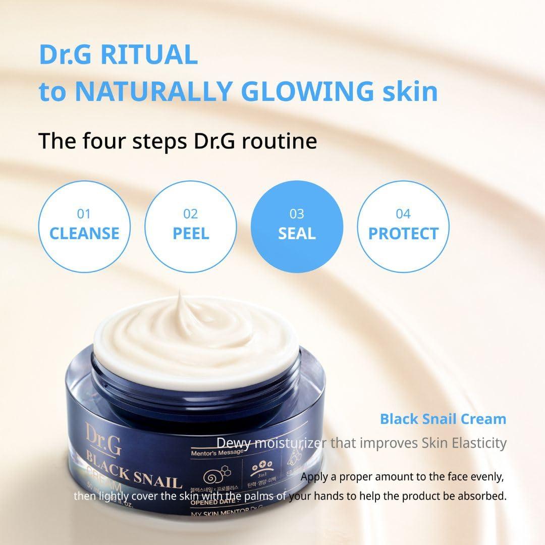 Buy Dr.G Black Snail Cream 50ml - Revitalize Your Skin