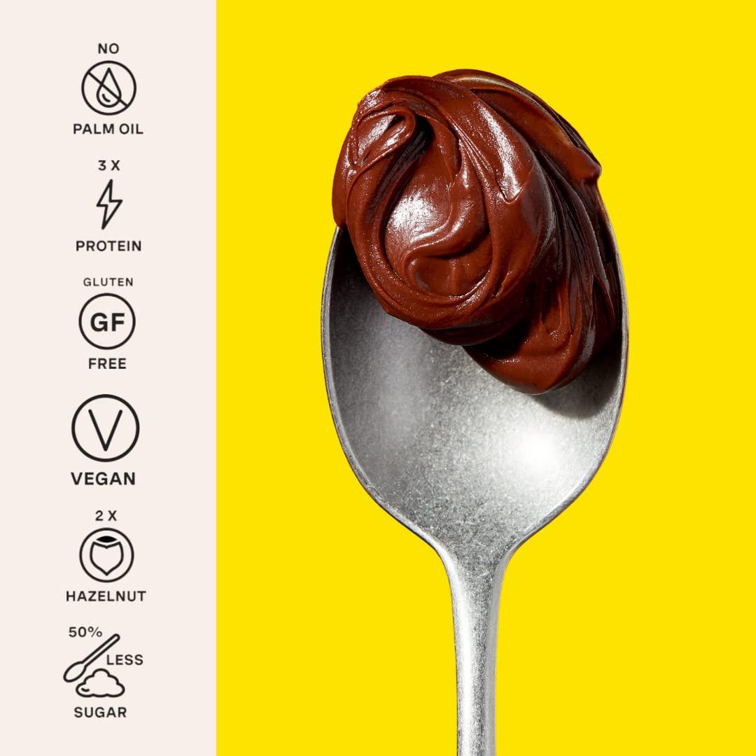 Hazelnut Chocolate Spread Vegan, Low Sugar, Palm Oil Free 14 oz Jar