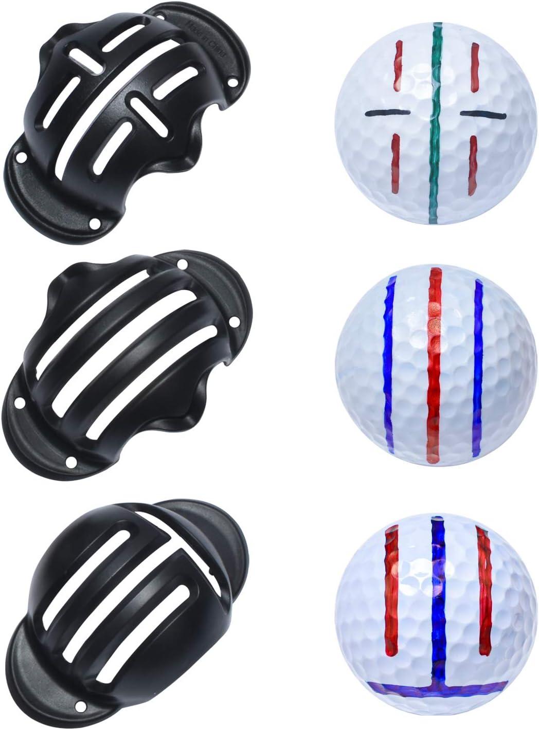 CUALFEC 8 Pack Golf Ball Line Drawing Marker Kit Golf Ball Marking