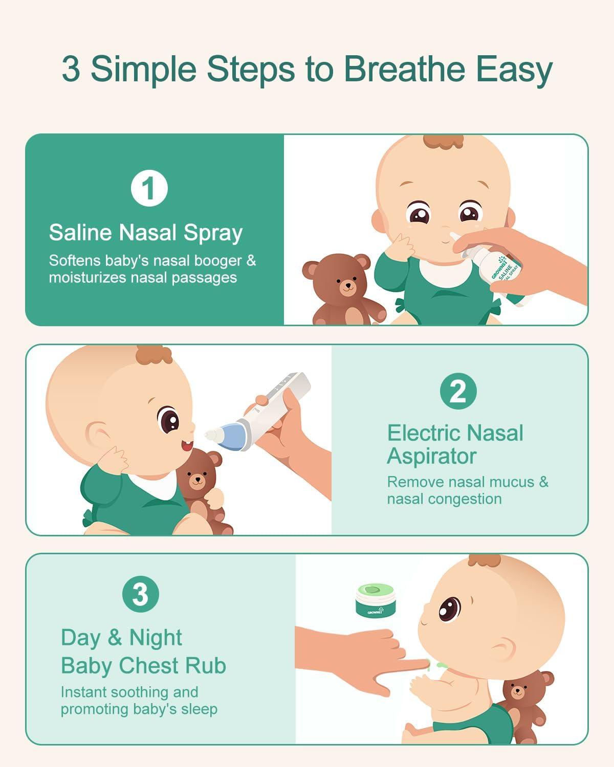  GROWNSY Nasal Aspirator for Baby