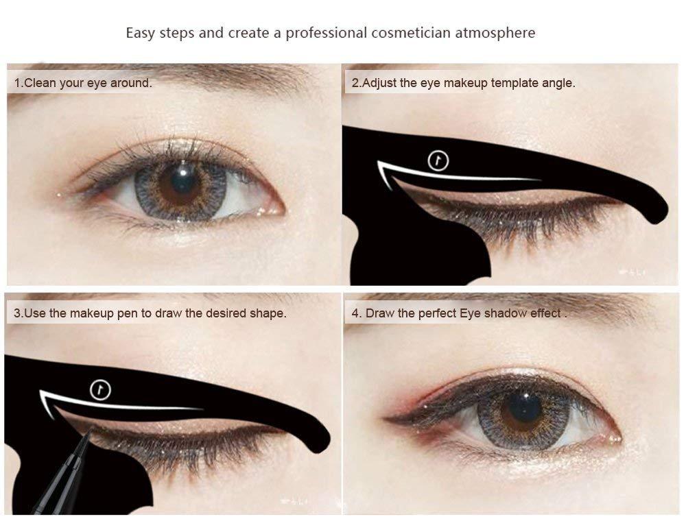 Cat Eye Makeup Printable Stencil Saubhaya Makeup