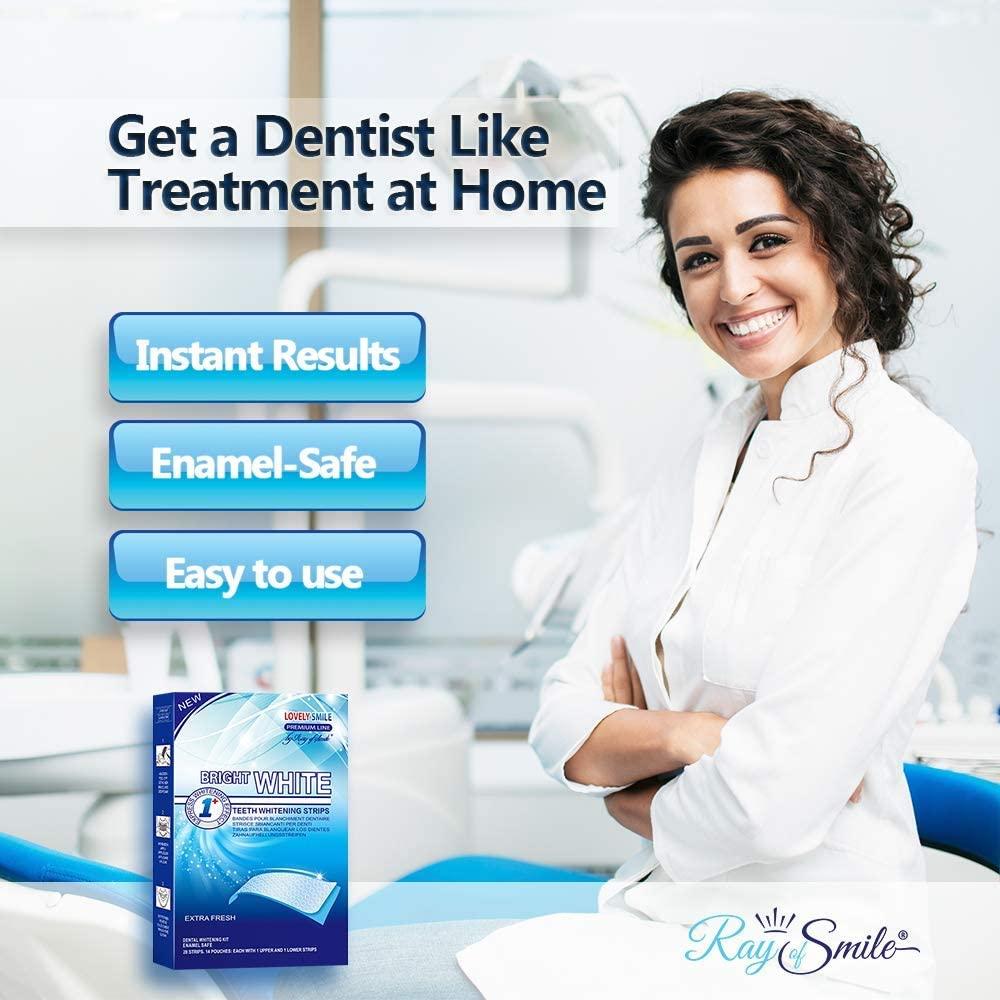 Lovely Smile Teeth Whitening Strips 28 Express White Strips Fast