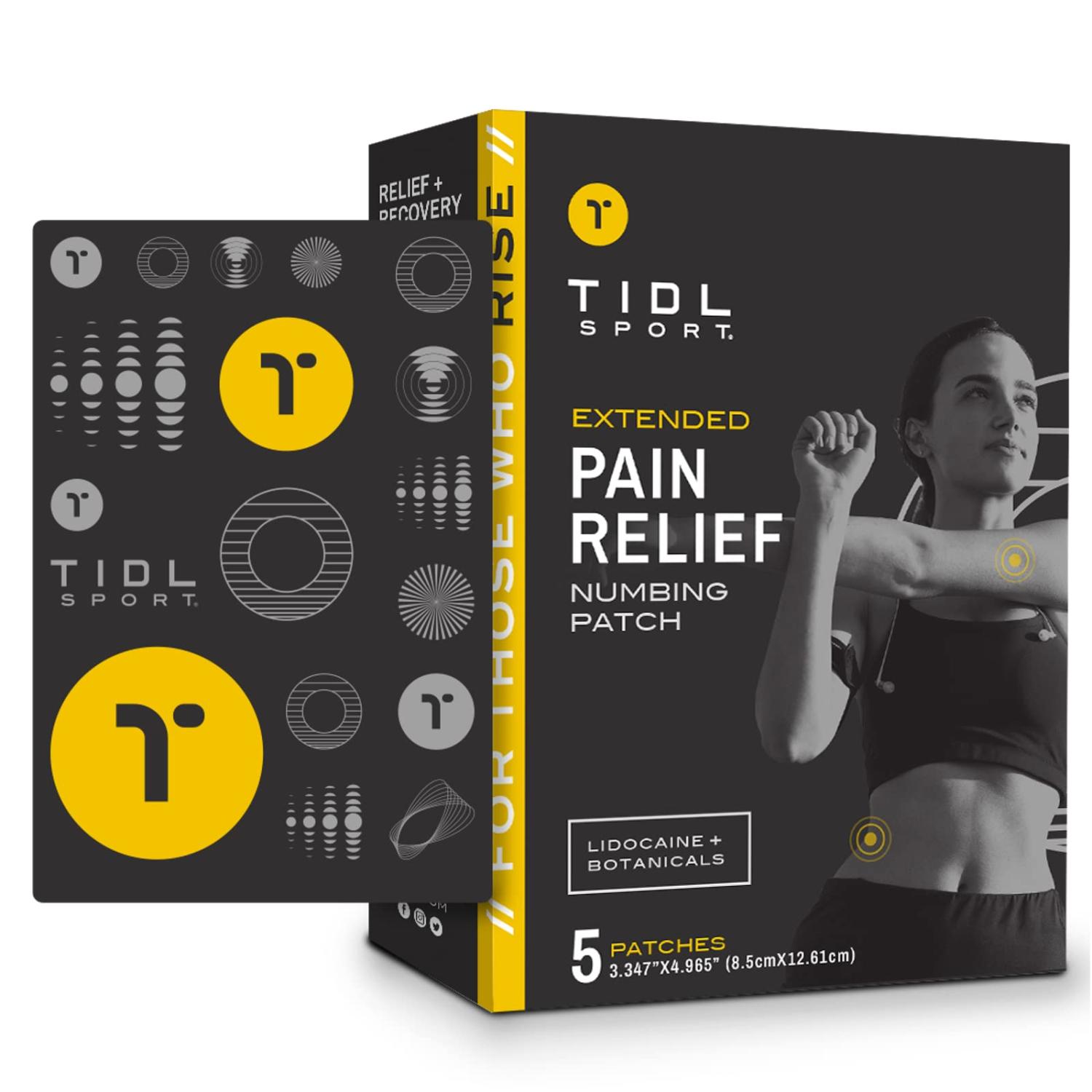 TIDL Extended Relief Pain Patch with Lidocaine and Menthol Maximum