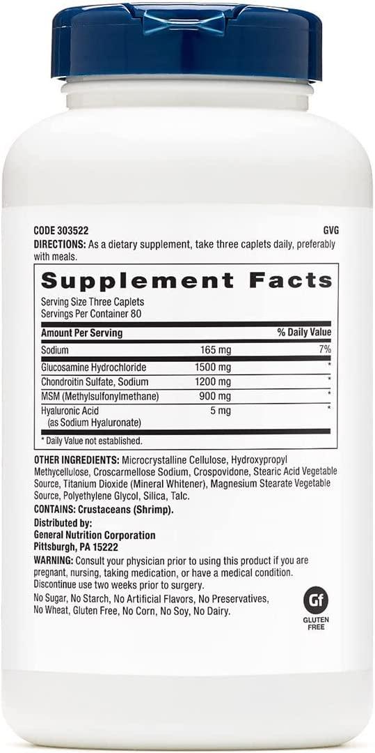 GNC TriFlex Joint Health Supplement Glucosamine Chondroitin & MSM