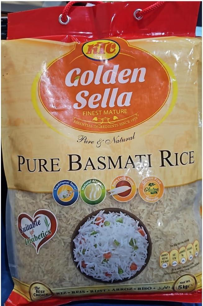 KTC Golden Sella Pure Basmati Rice 5kg