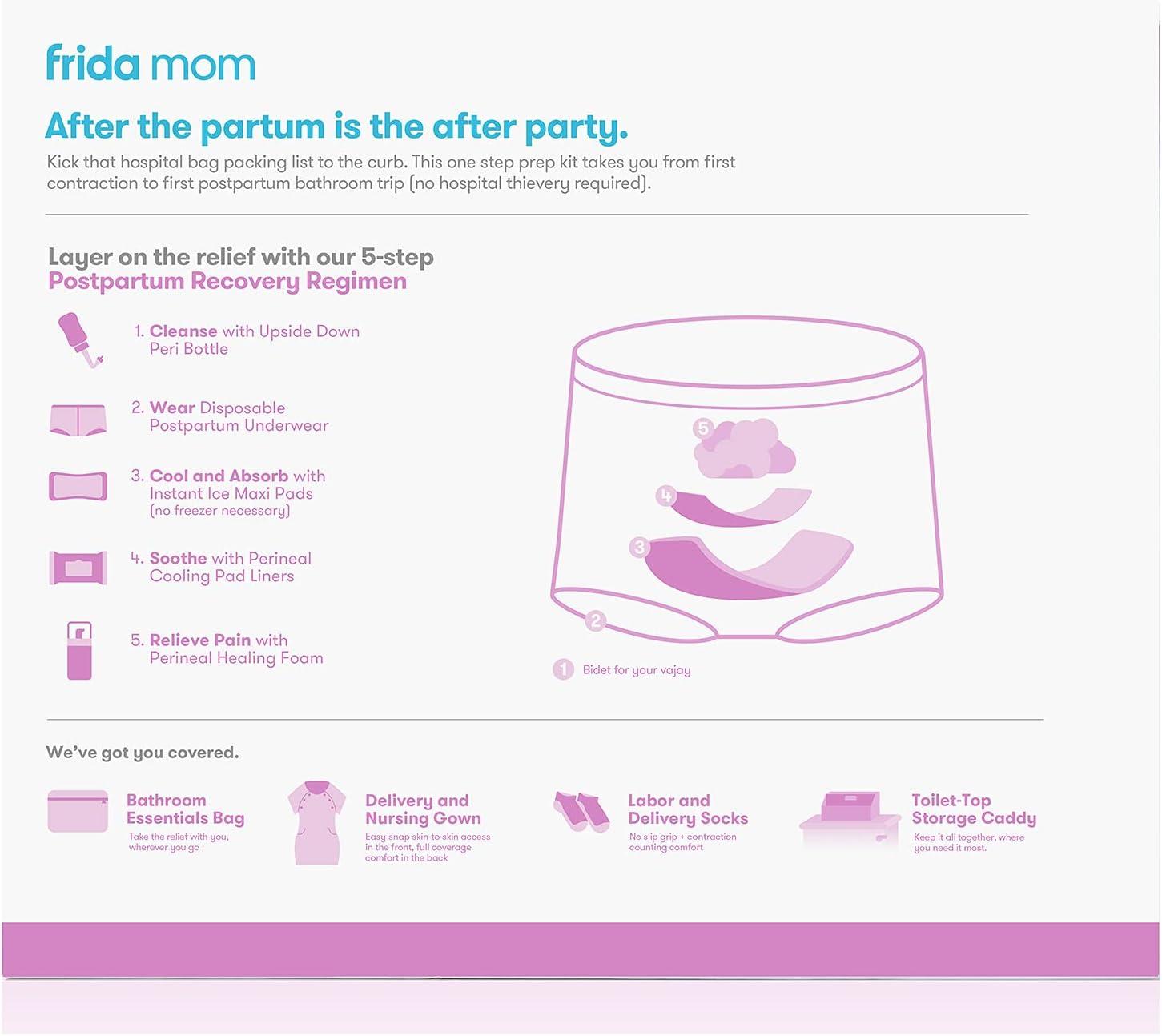 Frida Mom Hospital Packing Kit for Labor Delivery Postpartum