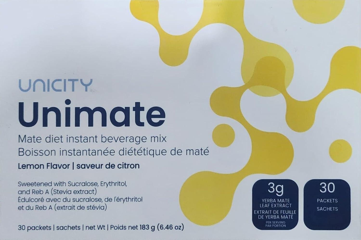 Unicity Feel Great System - Lemon Unimate 60 Pack and Orange