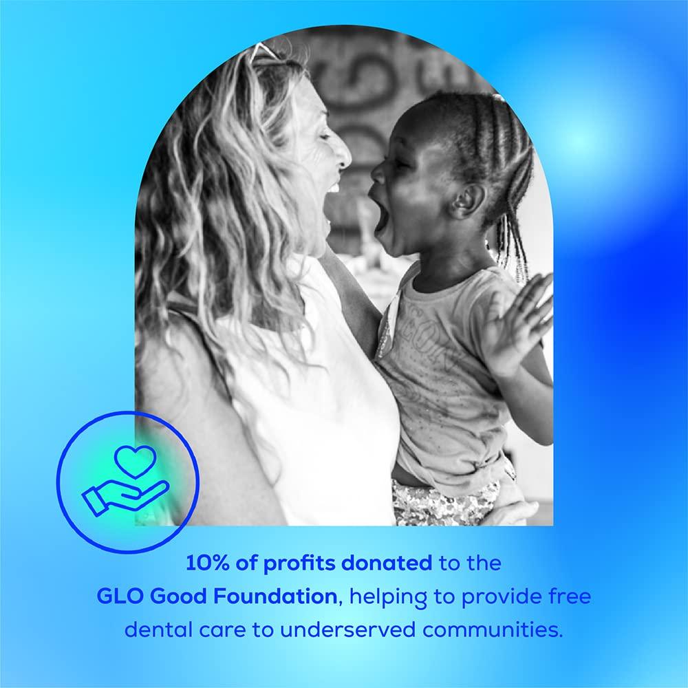 GLO Brilliant Teeth Whitening Device Kit with Patented Heat Blue Device