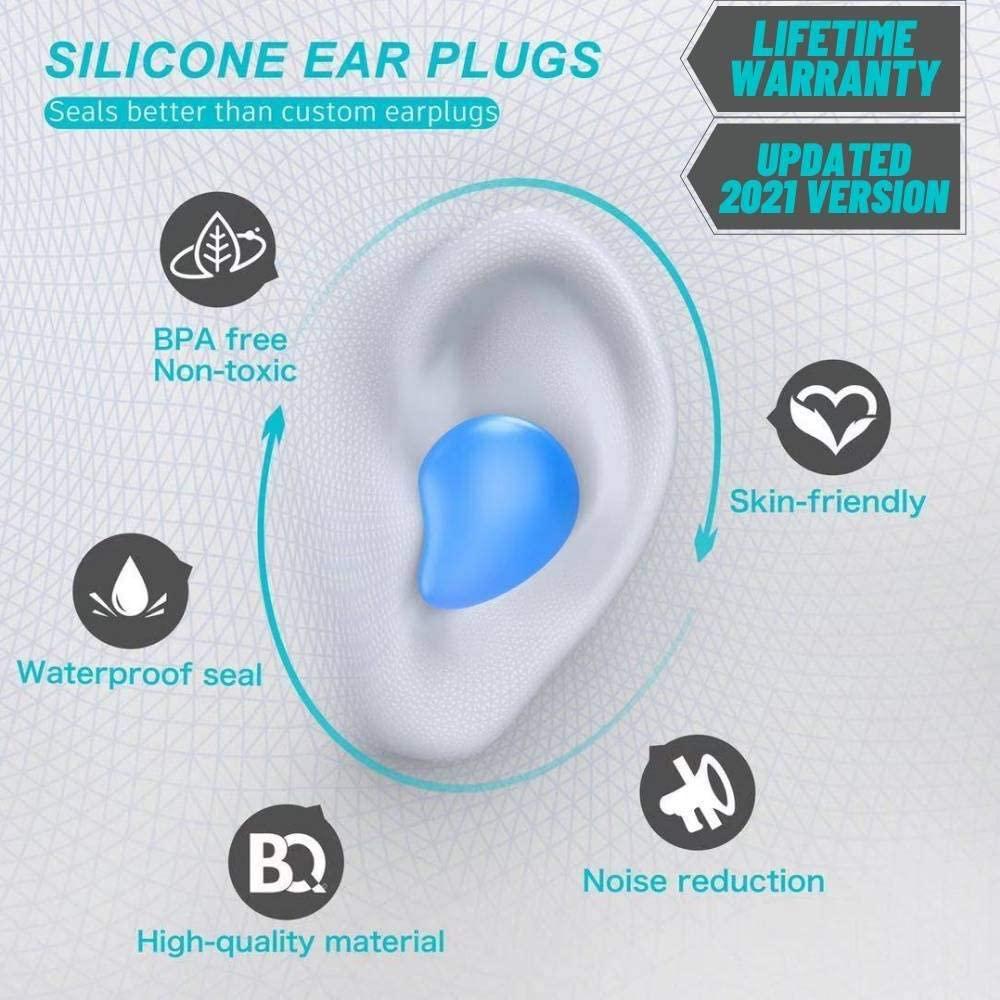 1Pair Noise Cancelling Earplugs For Sleeping Study Concert Hear