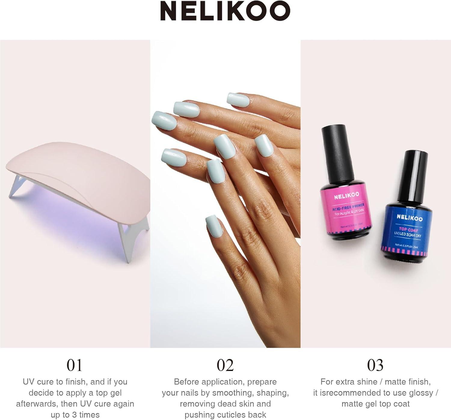 Shop Semi Cured Gel Nail Strips 20 pcs Long Lasting Salon