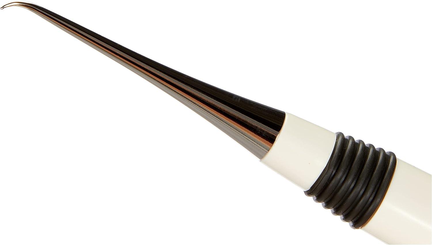 Clover 4880 Curved Awl for Sewing White/Silver