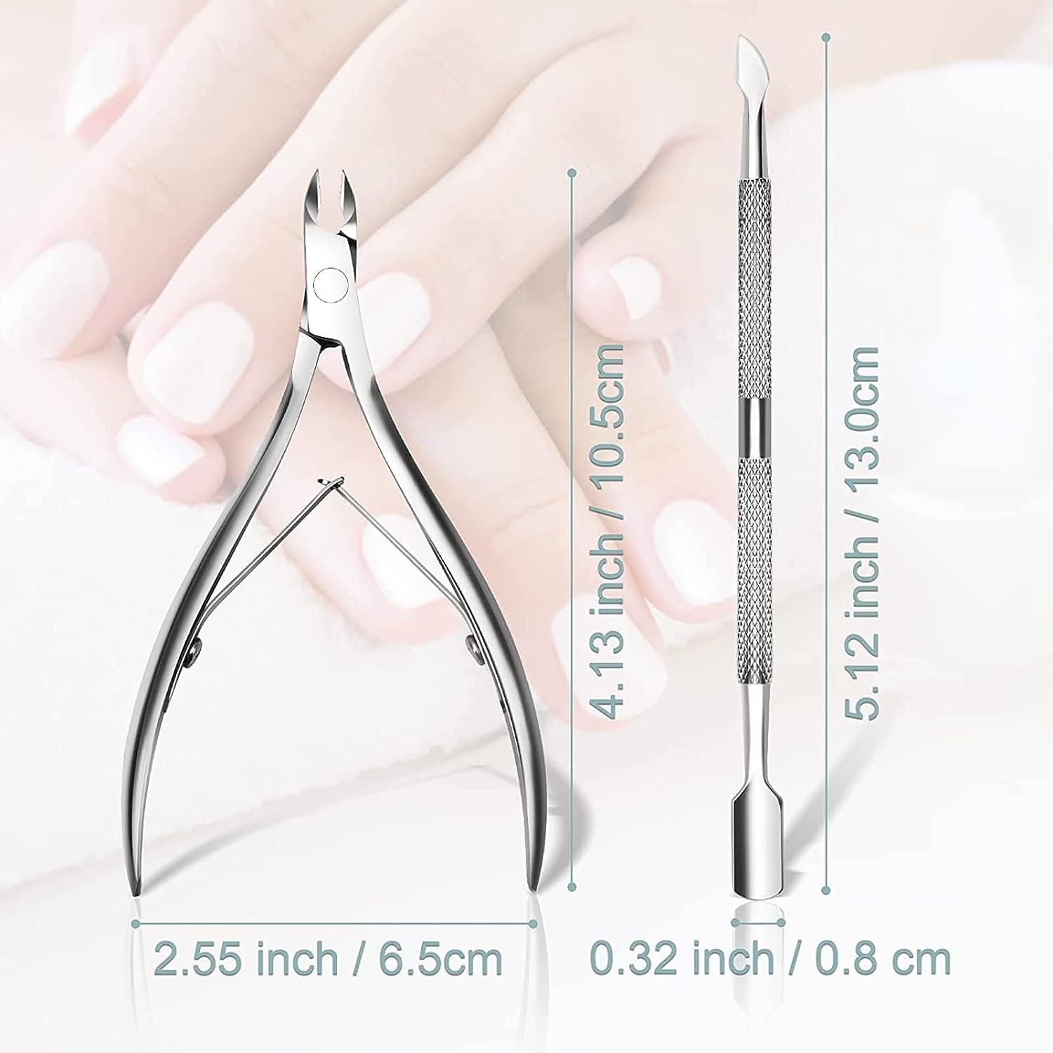 CGBE Cuticle Trimmer with Cuticle Pusher Cuticle Remover Professional