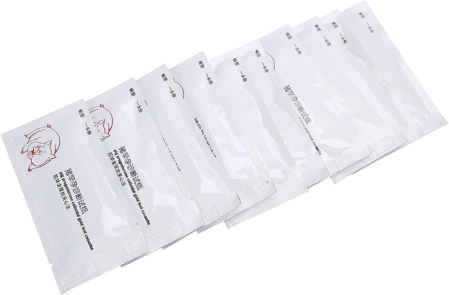 10Pcs Pig Pregnancy Test Strip Early Pregnant Detection Testing Tool