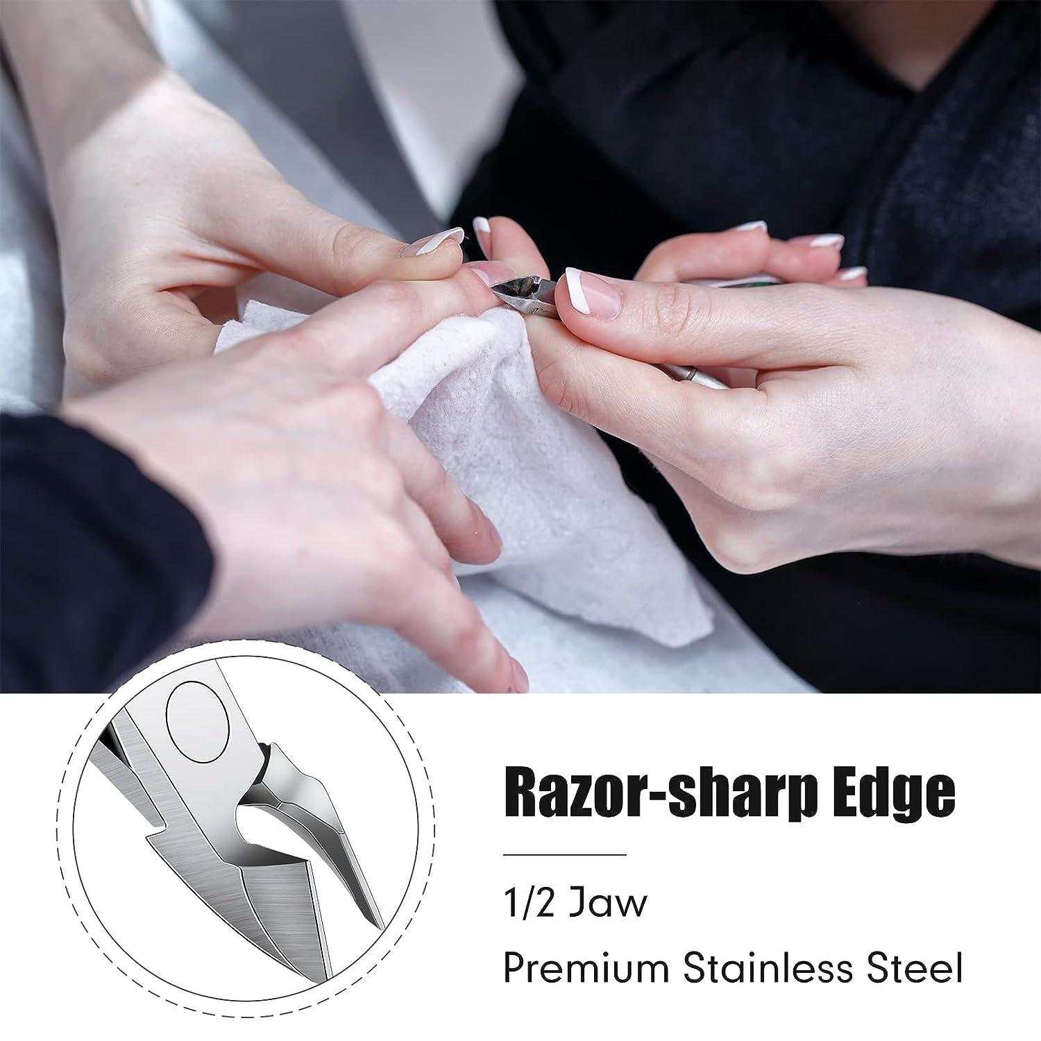 20 Pcs Stainless Steel Cuticle Trimmer Nippers Nail Cuticle